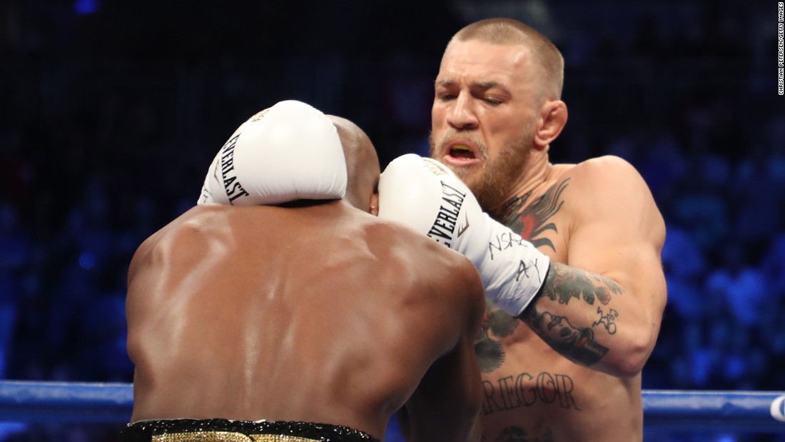 McGregor might have lacked in experience, but he had a clear size advantage.