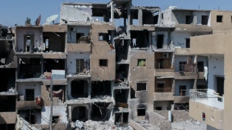 Exclusive video shows western Raqqa in ruins