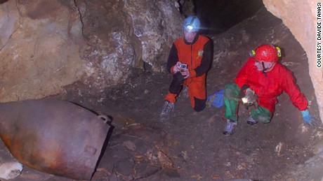 Researches found a Copper Age storage jar in a cave in Sicily that tested positive for wine.  