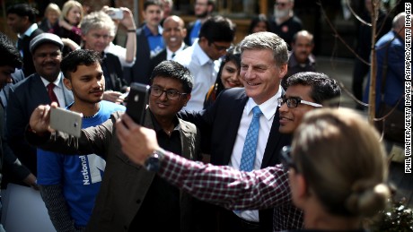 Incumbent Prime Minister Bill English is seeking a fourth-term for his National Party. 