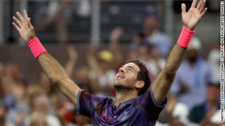 Juan Martin del Potro won his one and only grand slam title at the US Open.