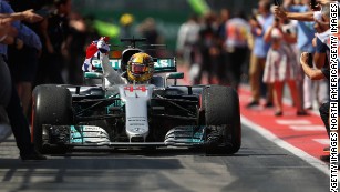 Hamilton lets tears flow as he clinches record 7th F1 title - The San Diego  Union-Tribune