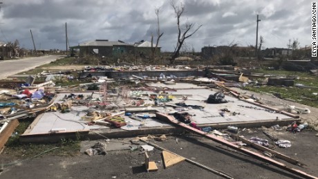 The remains of a home in Barbuda, one of many destroyed by Hurricane Irma.