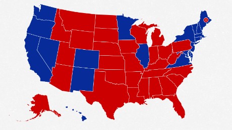 Us Political Map 2020 Two political handicappers say the Electoral College map now leans 