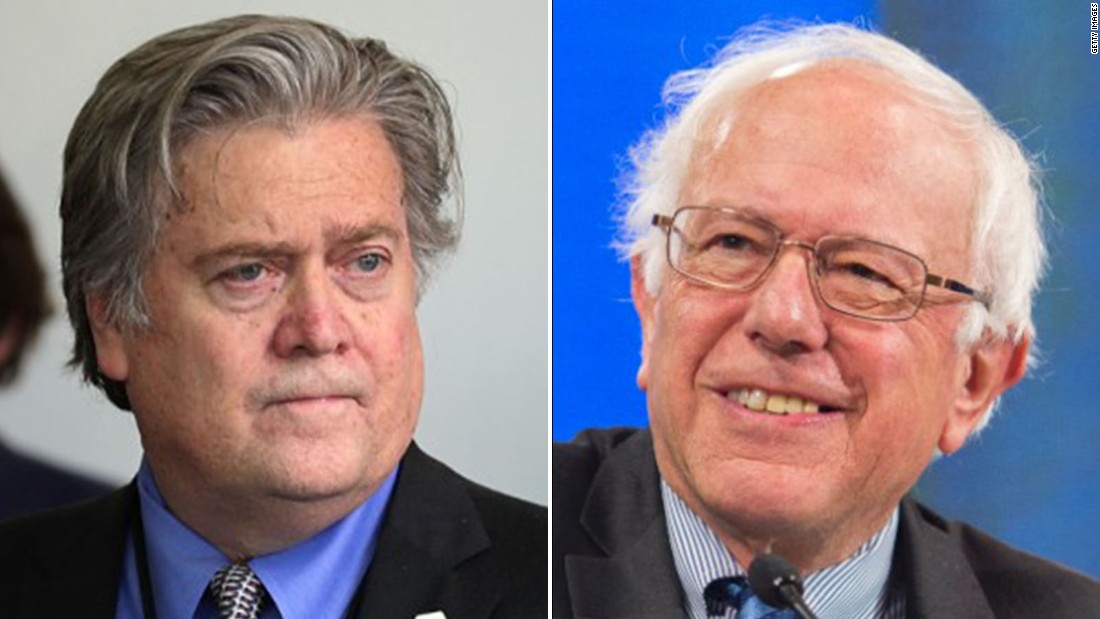 Sanders And Bannon Are Defining American Politics Cnnpolitics