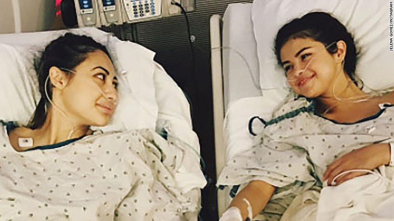 Selena Gomez's friend gave her a kidney (2017)