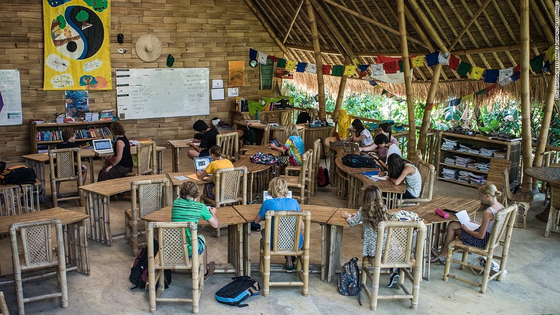 As the Green School in Bali demonstrates, innovation doesn&#39;t always equal technology. Nestled between rainforests and made entirely from bamboo, the school&#39;s mission is to educate its students about sustainability by using a holistic approach. Students from nursery to high school learn how to be more environmentally-conscious while studying traditional topics like math and languages. &lt;a href=&quot;https://www.greenschool.org/&quot; target=&quot;_blank&quot;&gt;The Green School&lt;/a&gt; boasts a diverse student body from all over the world and aims to create the next generation of green leaders. The school runs on three simple principles: be local, let the environment lead and think of your grandchildren&#39;s future. 