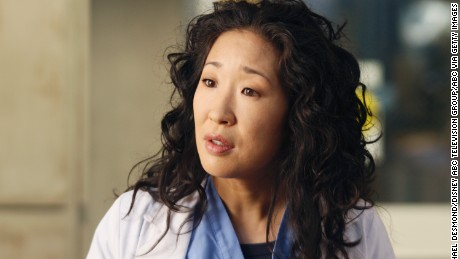 Sandra Oh, shown here in &quot;Grey&#39;s Anatomy,&quot; has opened up about her quick rise to fame on the series.