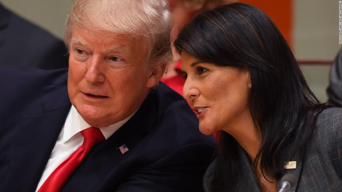 Un Ambassador Nikki Haley Warned Over Trump Retweet Cnn Politics 