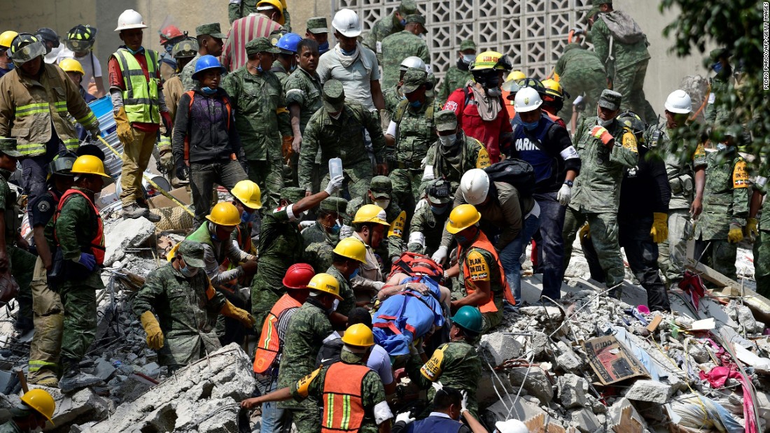 MLB mascot recounts terror of living through Mexico City earthquake