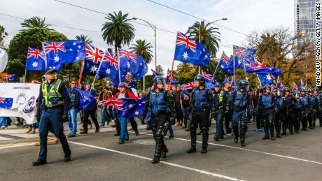 Australia's far right fighting for attention - CNN