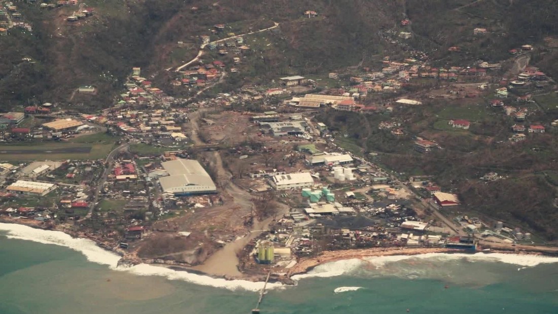 Aerial View Of Dominica Devastation Cnn Video