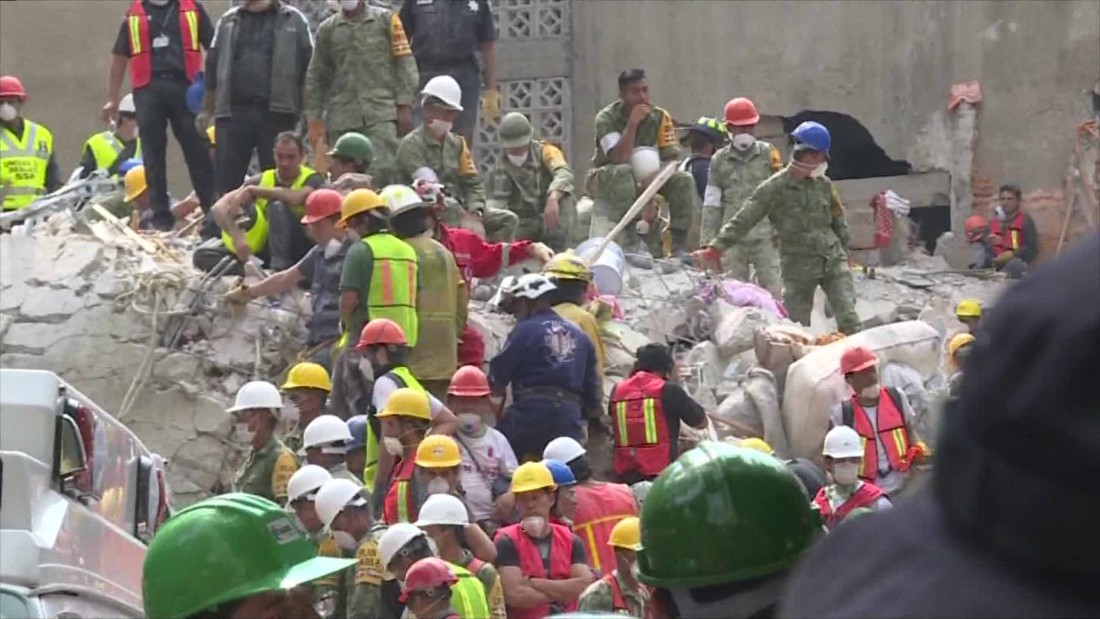 Continúa La Esperanza Por Hallar Sobrevivientes Del Sismo En México Cnn Video 1729