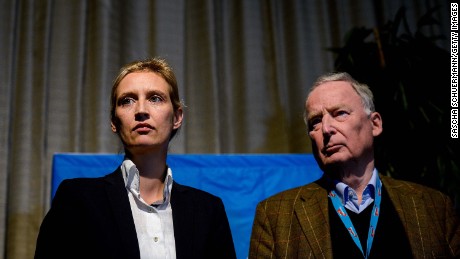 Alice Weidel and Alexander Gauland will lead the AfD in parliament.