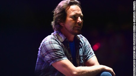 Eddie Vedder performs during Pilgrimage Music &amp; Cultural Festival in Franklin, Tennessee, on September 24, 2017.  