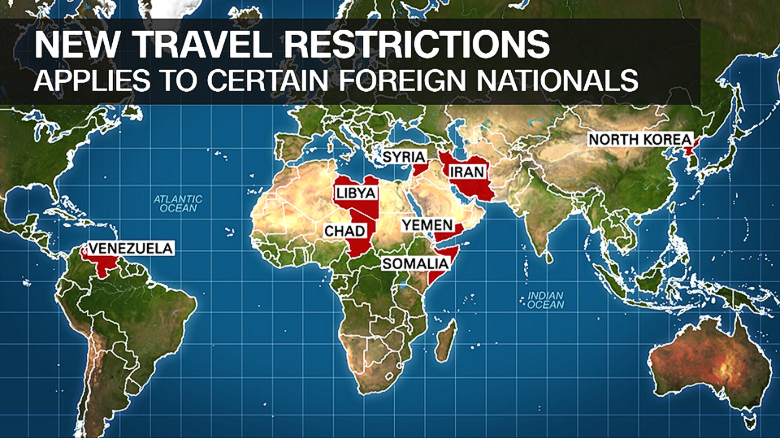 White House unveils new travel restrictions