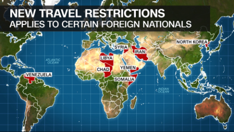 White House unveils new travel restrictions