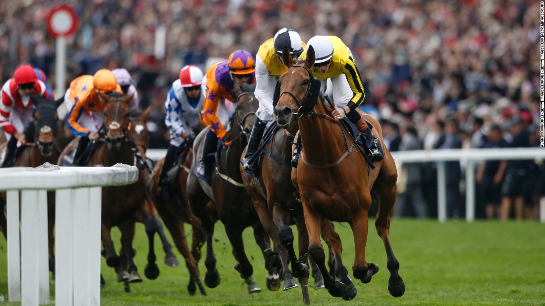 Big Orange, ridden by James Doyle, won the Gold Cup, the feature race on Ladies&#39; Day at Royal Ascot.