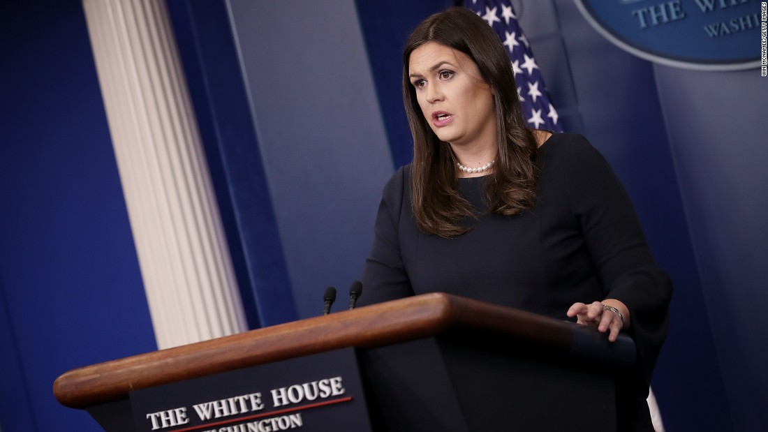 Sarah Sanders dismisses gun control talk - CNNPolitics