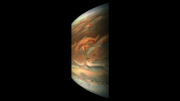 This striking image of Jupiter was captured by NASA