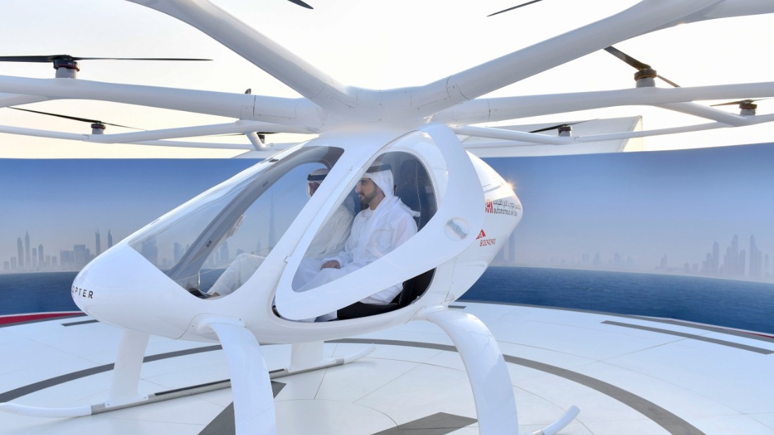 The drone taxi is being tested in collaboration with Dubai&#39;s Road and Transport Association (RTA). They hope that within the next five years the flying taxi service will have taken off and be a feature in the skies of Dubai.