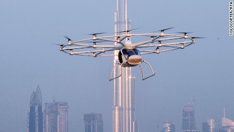 Flying has test flight in Dubai - CNN Video