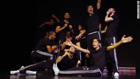 Östersunds players are taken out of their comfort zone for a performance of Swan Lake.