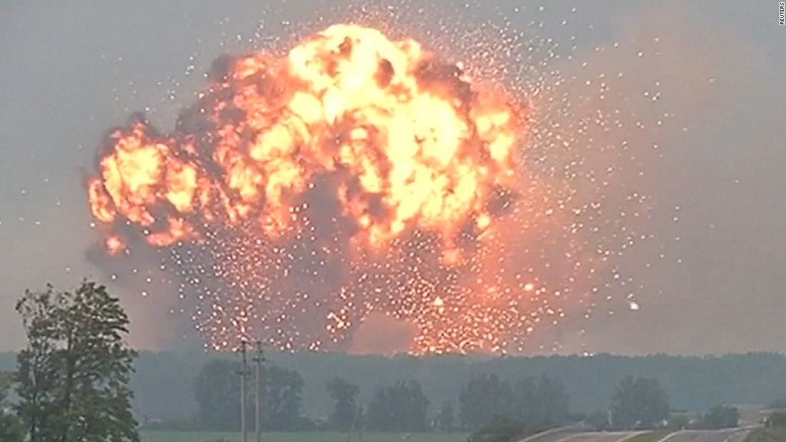 ukraine explosion 2020