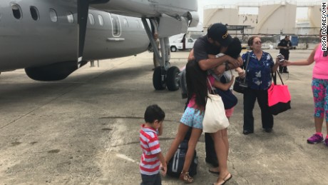 Families leave working loved ones behind to help Puerto Rico