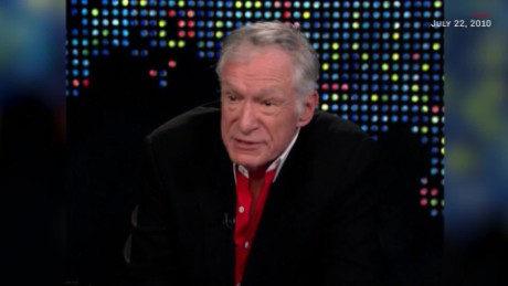 Hugh Hefner in a 2010 appearance on 'Larry King Live.'