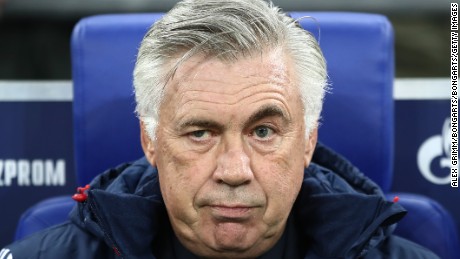 Carlo Ancelotti has managed AC Milan, Chelsea, Real Madrid, PSG and Bayern.