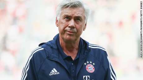 Carlo Ancelotti was sacked by Bayern Munich after a poor start to the season.