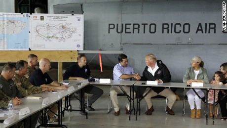 Trump compares Puerto Rico deaths to Katrina