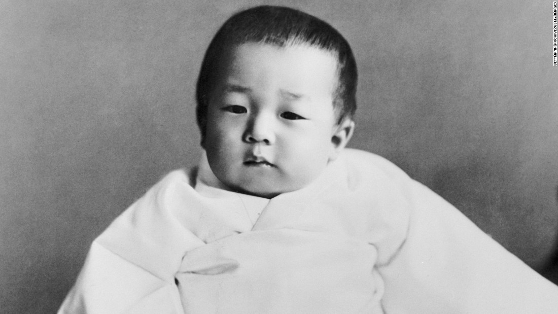 In December 1933, Tsugunomiya Akihito was born to Emperor Hirohito and Empress Nagako. He was their fifth child and first son. According to Japanese legend, he is a direct descendant of Japan&#39;s first emperor Jimmu, circa 660 BC. Akihito means &quot;shining pinnacle of virtue,&quot; and Tsugunomiya means &quot;prince of the august succession and enlightened benevolence.&quot;