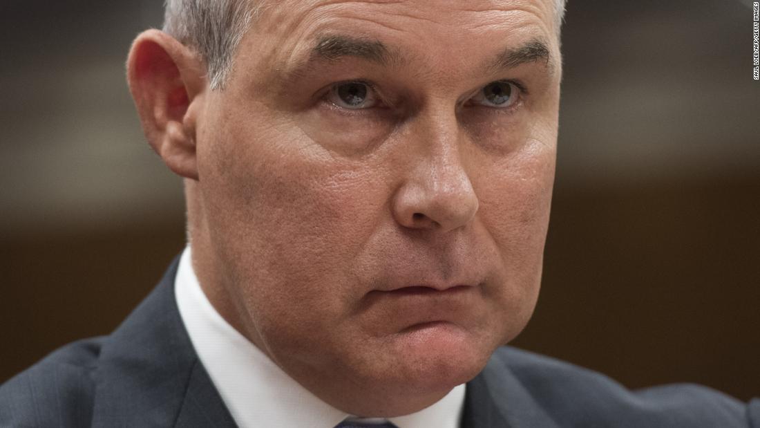 EPA chief Scott Pruitt says first-class travel is for security ...