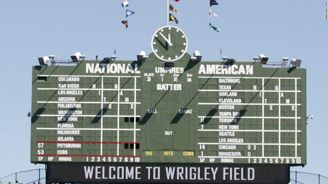 Is center-field scoreboard still relevant in Wrigley Field's video