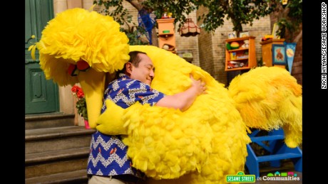 &quot;These big feelings are OK,&quot; shop owner Alan tells Big Bird in a &quot;Sesame Street&quot; video.
