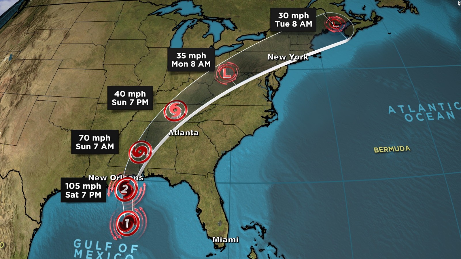 Hurricane Nate crashes into Gulf Coast - CNN Video