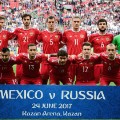russia national football team pose 