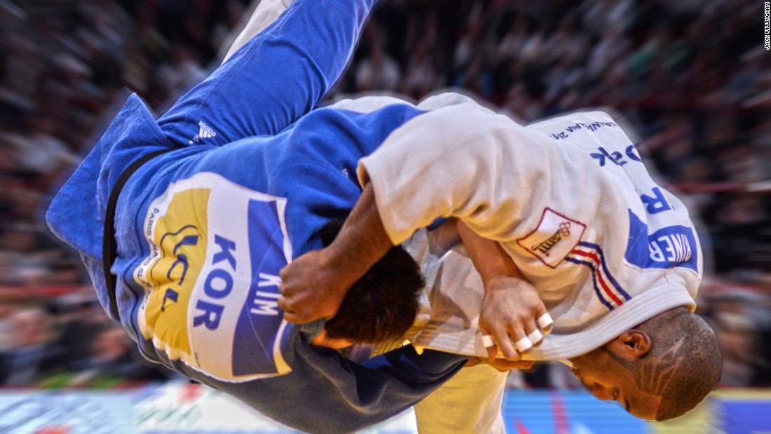 &quot;This shot is in for a number of reasons. Teddy Riner is now unquestionably the greatest judoka of all time. Double Olympic and nine-time world champion (he&#39;s going for his tenth in November), so he had to be in my list for that. This is also in Paris, in front of his home crowd at the Grand Slam. It&#39;s a massive Uchi Mata (one of judo&#39;s classical techniques) and it&#39;s not all that often you see the men in the +100kg (some of them upwards of 150kg) launched so high and with such precision.&quot;