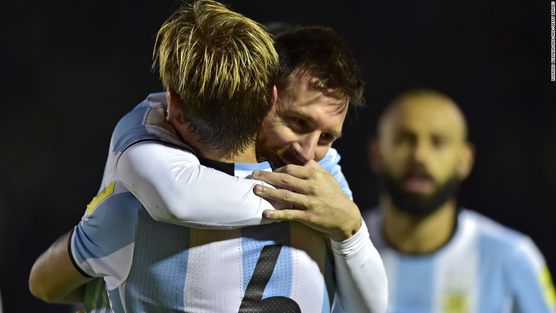 A hat-trick from Lionel Messi propelled Argentina into third in the South American qualifying table and an automatic spot. It was Messi&#39;s 44th career hat-trick and his fifth for Argentina.