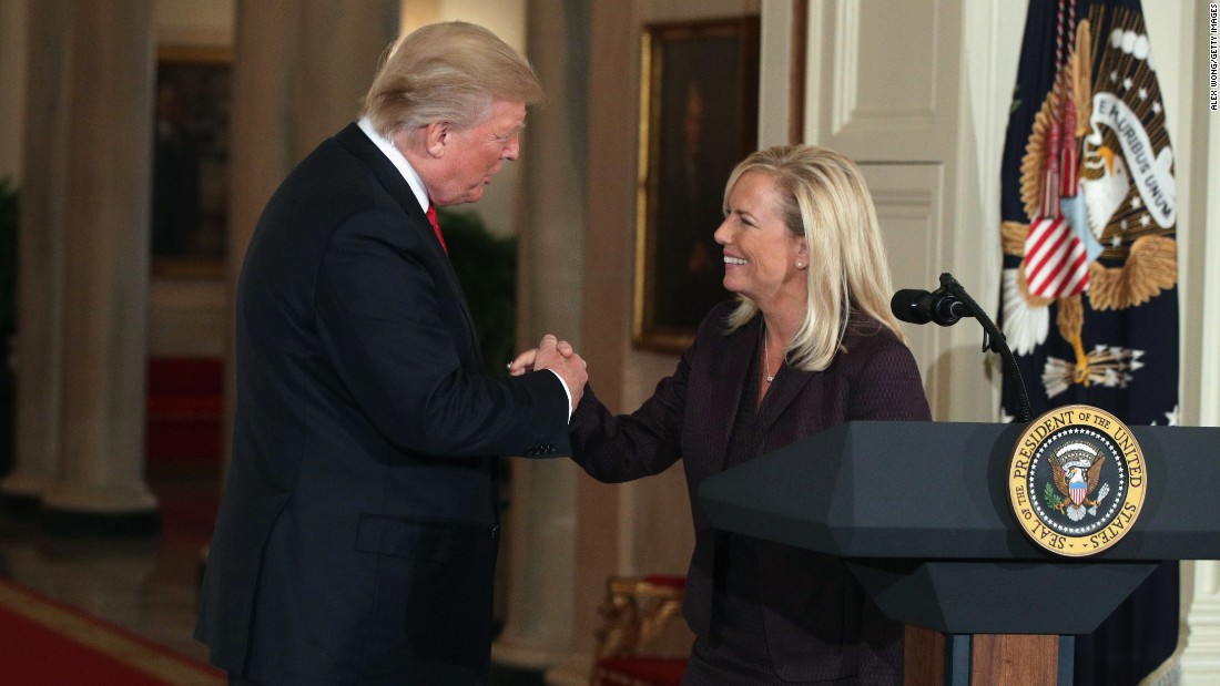 Kirstjen Nielsen Nominated To Be Dhs Secretary Cnnpolitics 