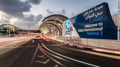 Dubai&#39;s International Airport is seen in this file photo.