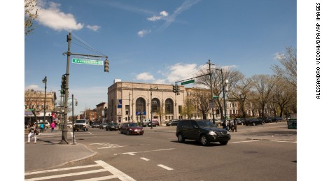 The now uber-trendy Crown Heights in Brooklyn, New York City.