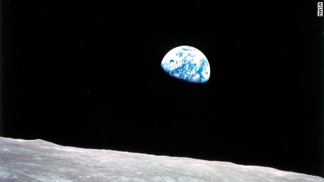 Earthrise, 1968, William Anders, photograph, dimensions variable, Johnson Space Center, Houston, TX.
