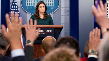 Sarah Sanders just made an absolutely outrageous argument about the media