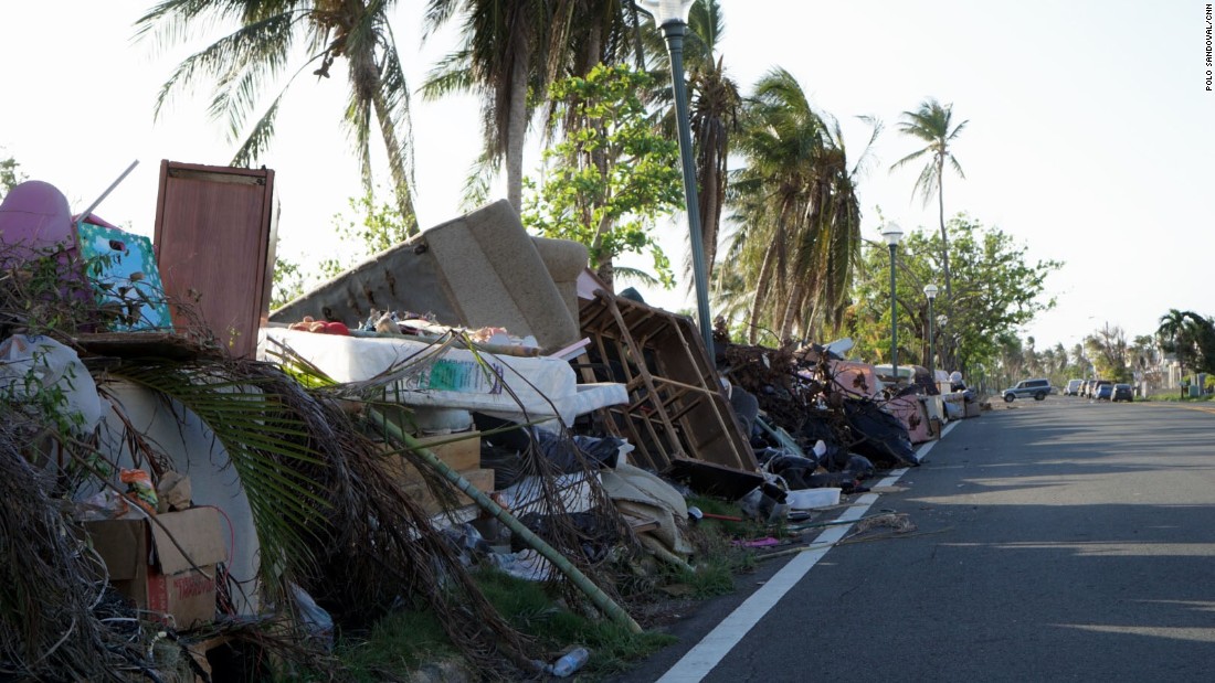 Crews haul away remnants of Puerto Rican homes in heaps of trash CNN