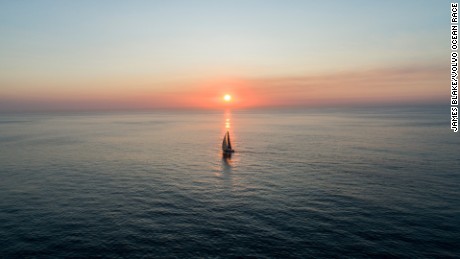 Drone photography at the Volvo Ocean Race