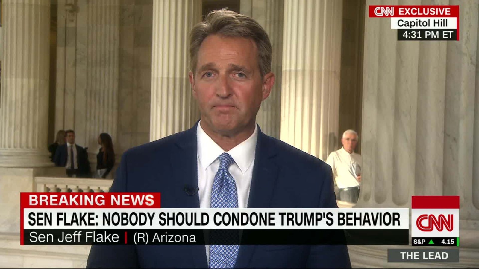 Flake: Trump setting bad example for children - CNN Video