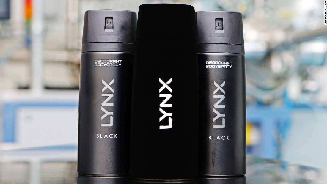 Vantablack can make a three-dimensional object look like a two-dimensional cardboard cut out. Here, it&#39;s used on a container of Lynx deodorant.